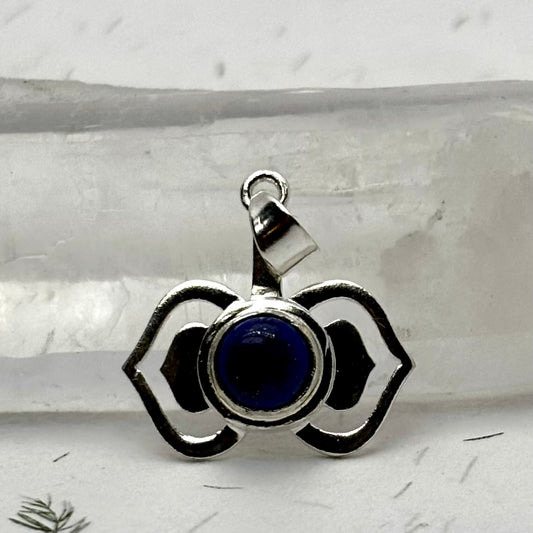 Billede af Pande Chakra vedhæng | 925 Sterling Sølv og lapis lazuli
