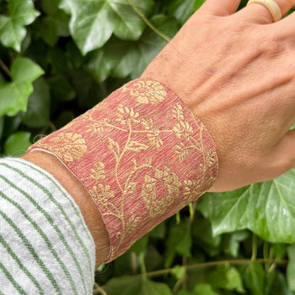 Rose Gold Flowers - Intention Wristband