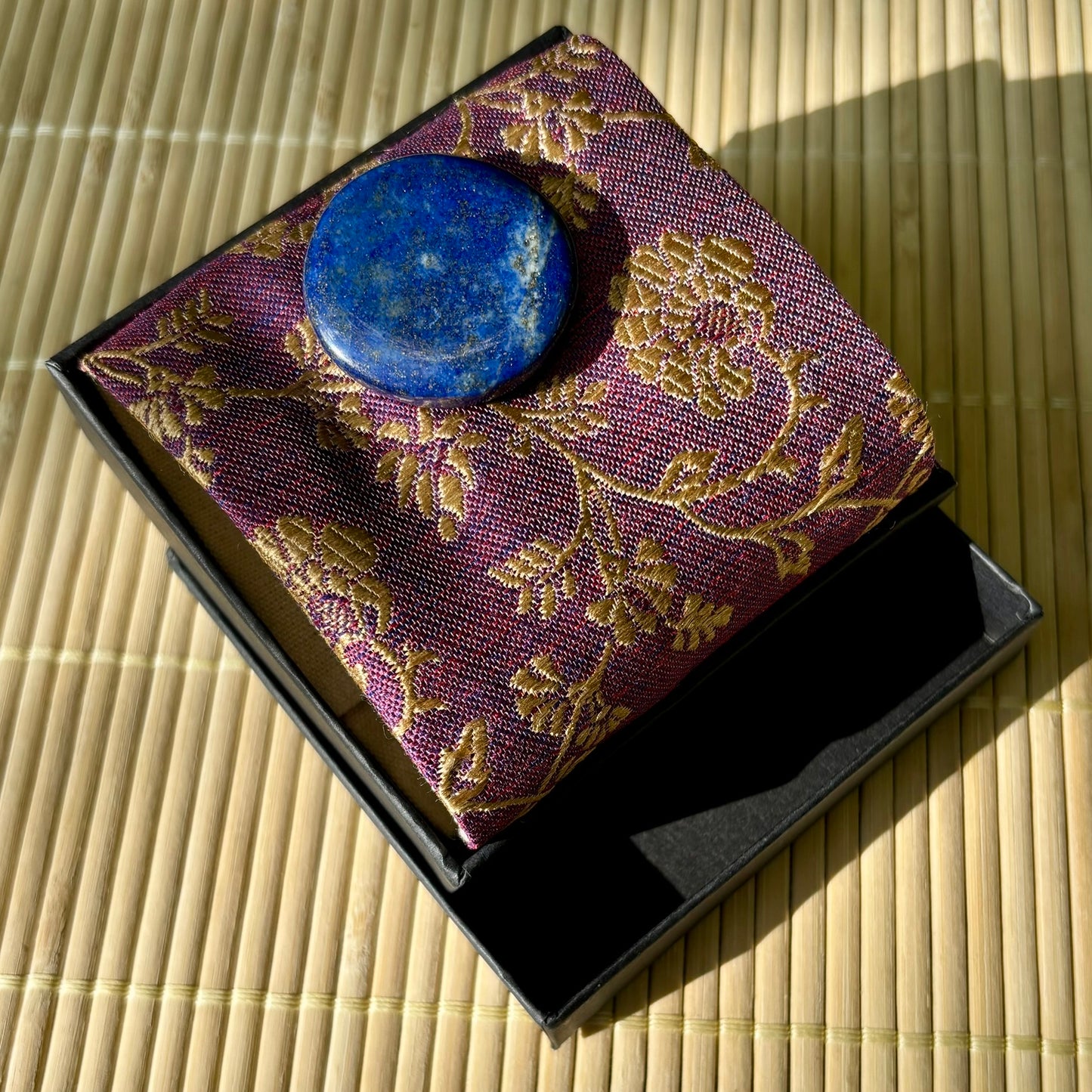 Purple Gold Flowers - Intention Wristband Purple Gold Flowers - Intention Wristband