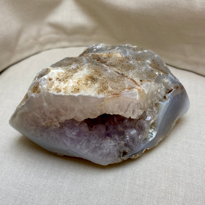 Ametyst agat geode, poleret 10,5 cm